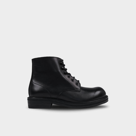 OMEN Leder Stiefel 3170 in Farbe negro