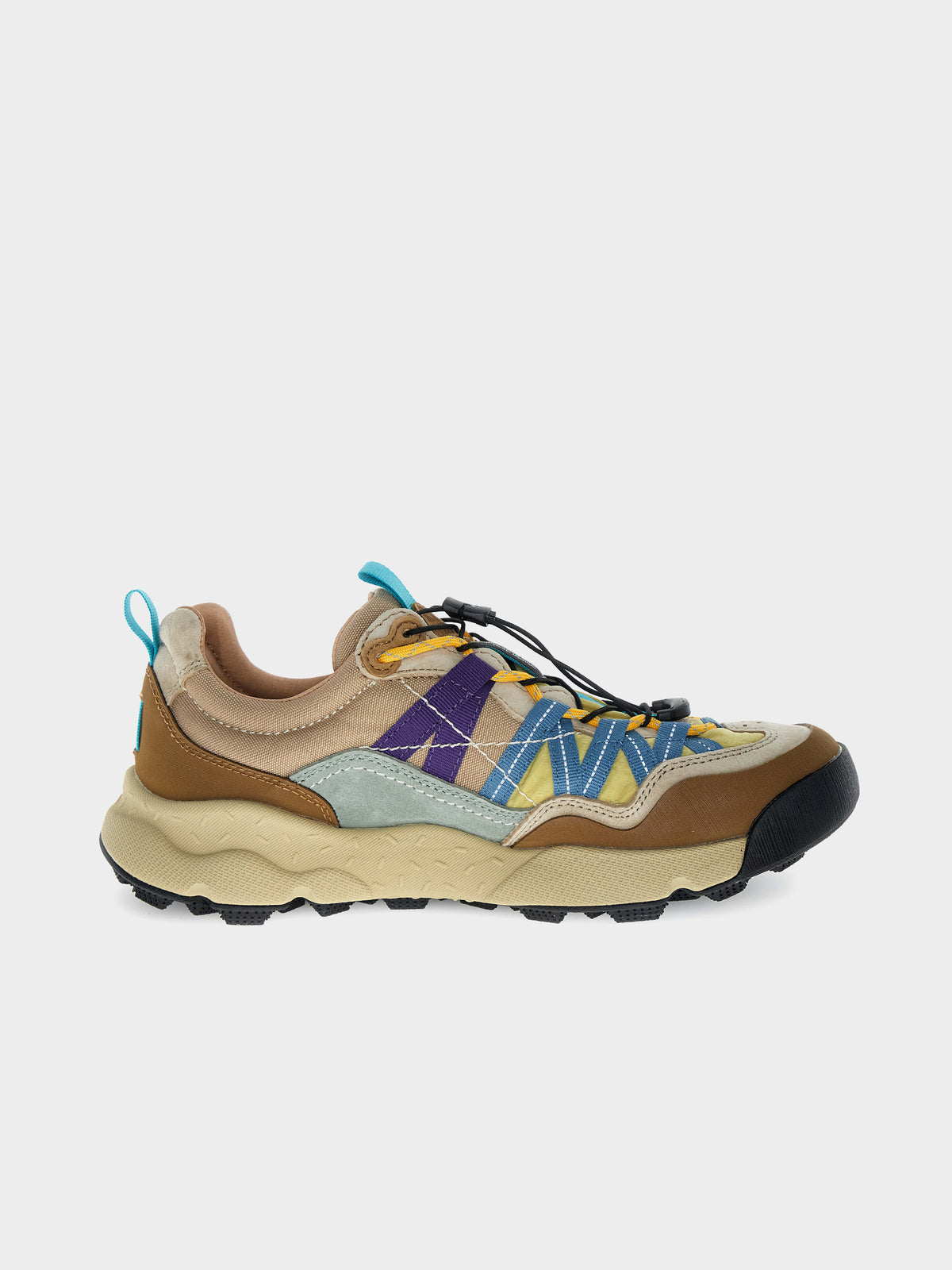 Flower Mountain Iwano 2 Uni Waterproof Suede Nylon in Farbe brown_beige_taupe