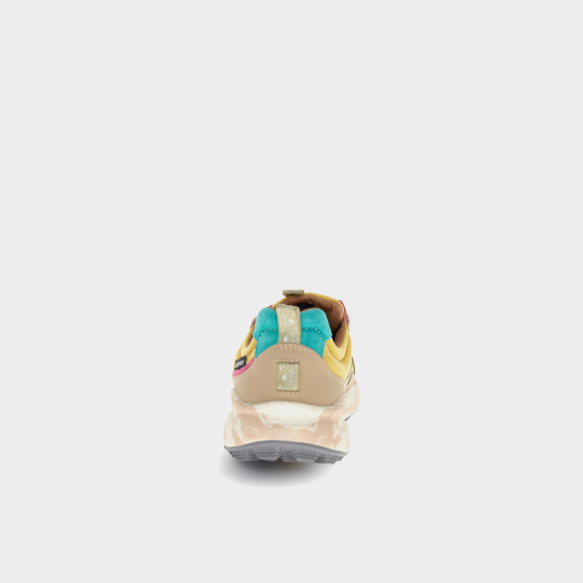 Flower Mountain Iwano 2 Uni Suede Nylon in Farbe sand_yellow_pink