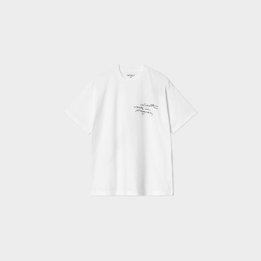 Carhartt WIP S/S WIP Pencil T-Shirt in Farbe white_black