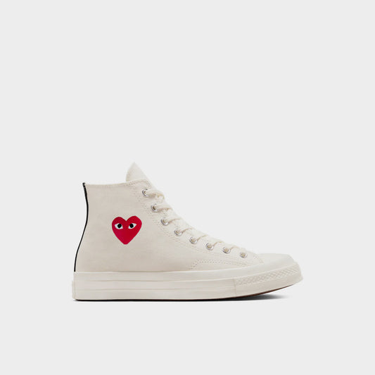 Comme des Garçons Play x Converse Chuck Taylor 70 Kleines Rotes Herz in Farbe white