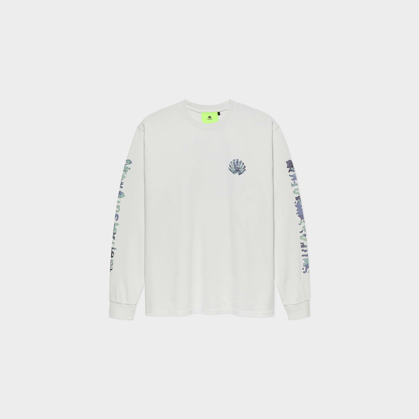 New Amsterdam Surf Association Aquarelle Logo Longsleeve in Farbe white