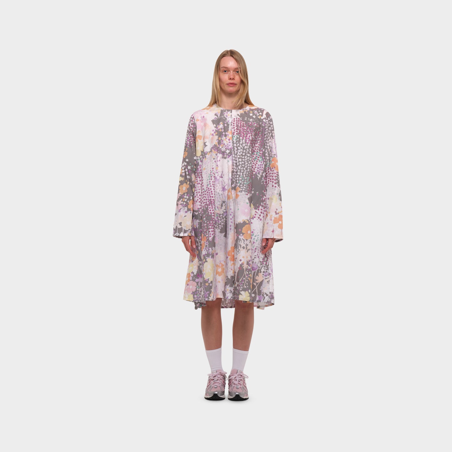 OMEN Kleid Bow Popeline am model