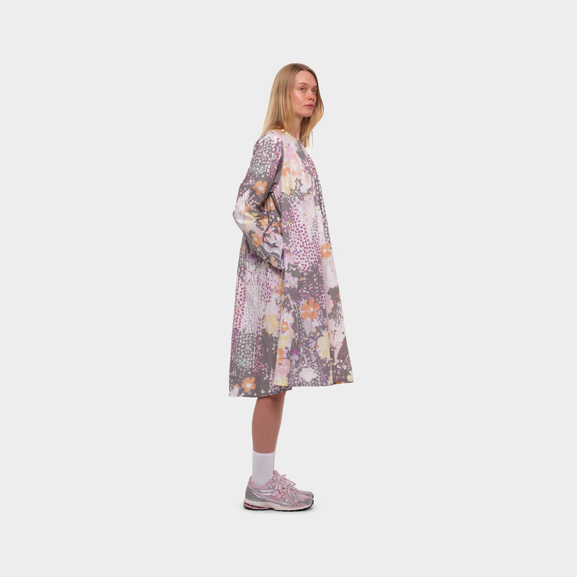 OMEN Kleid Bow Popeline am model