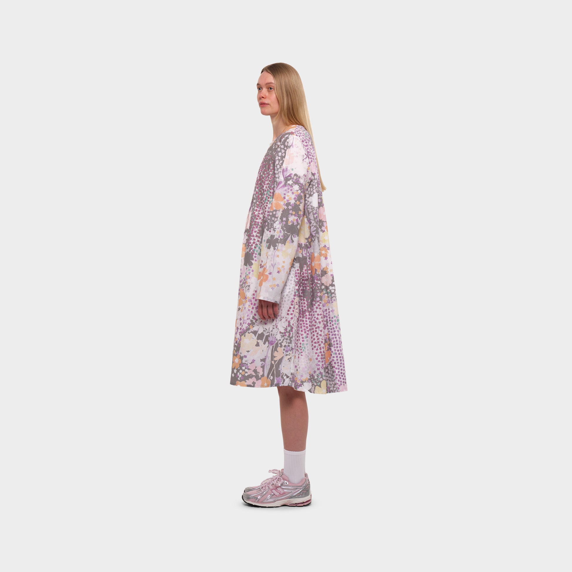 OMEN Kleid Bow Popeline am model