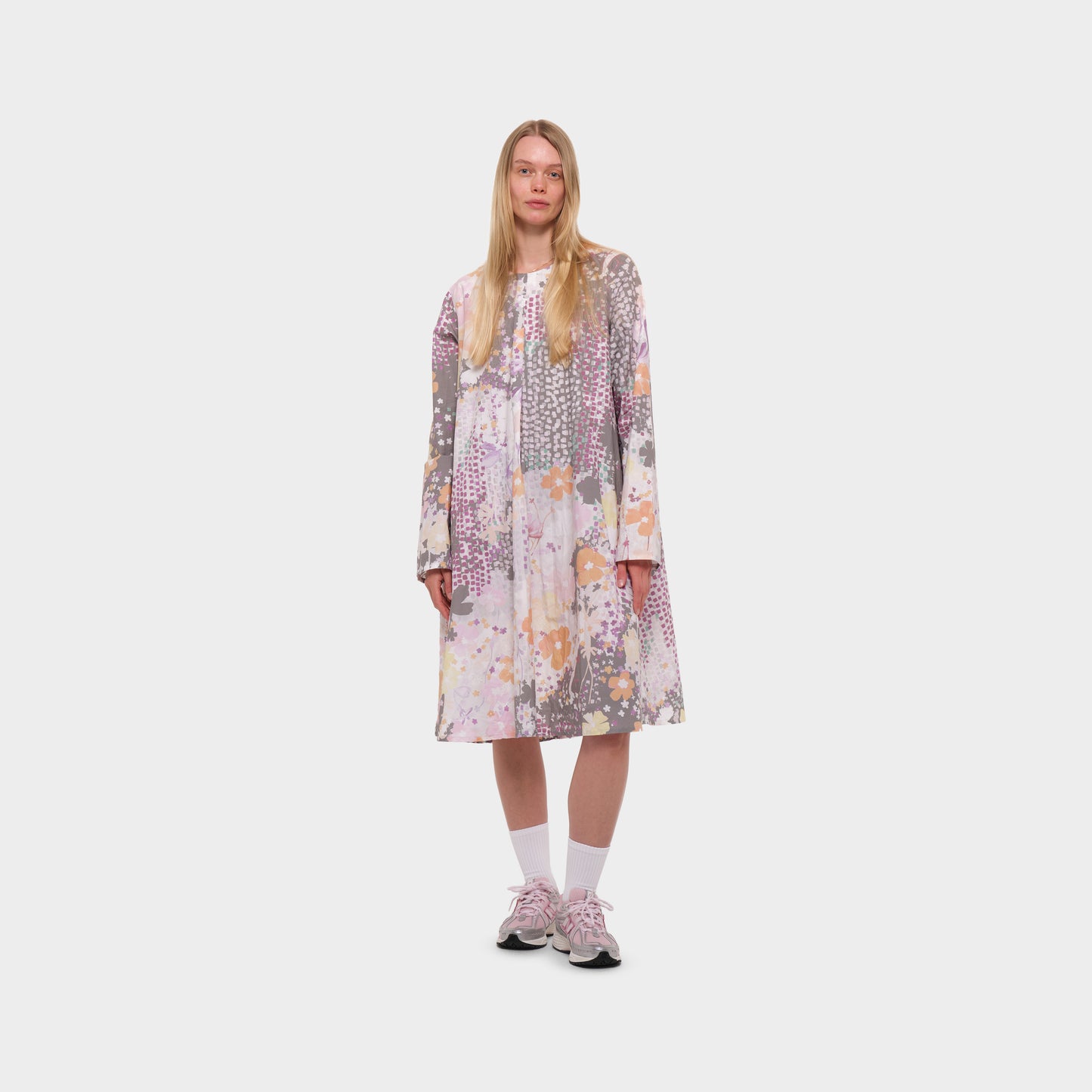 OMEN Kleid Bow Popeline am model