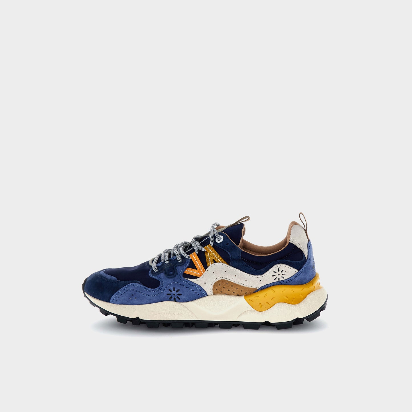 Flower Mountain Yamano 3 Man Suede Nylon in Farbe navy_light_navy