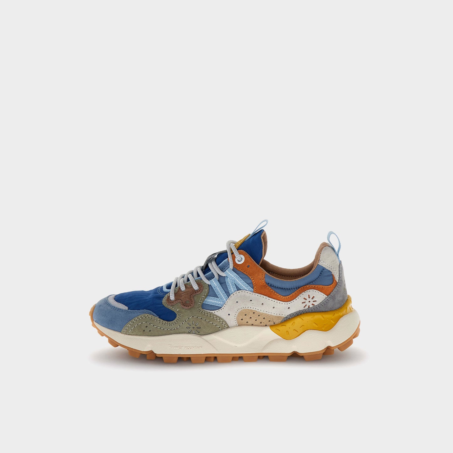 Flower Mountain Yamano 3 Uni Suede Nylon in Farbe azure_sage