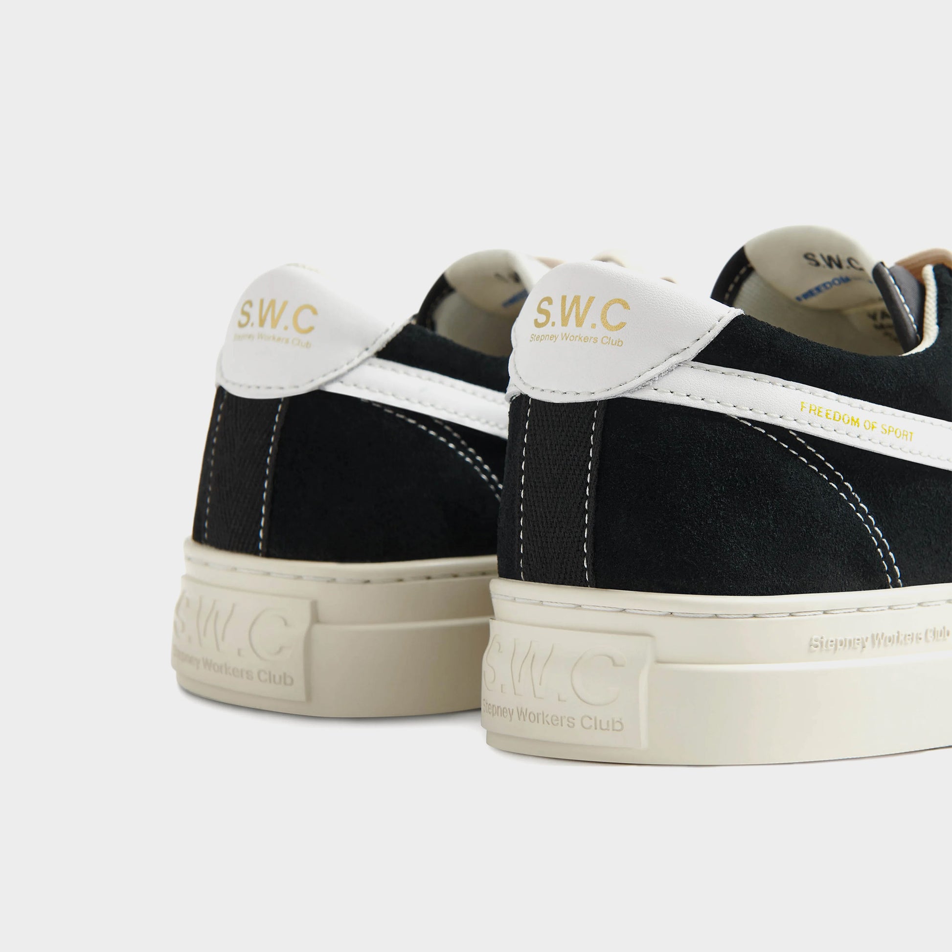 S.W.C. Dellow S-Strike Suede in Farbe blk_wht