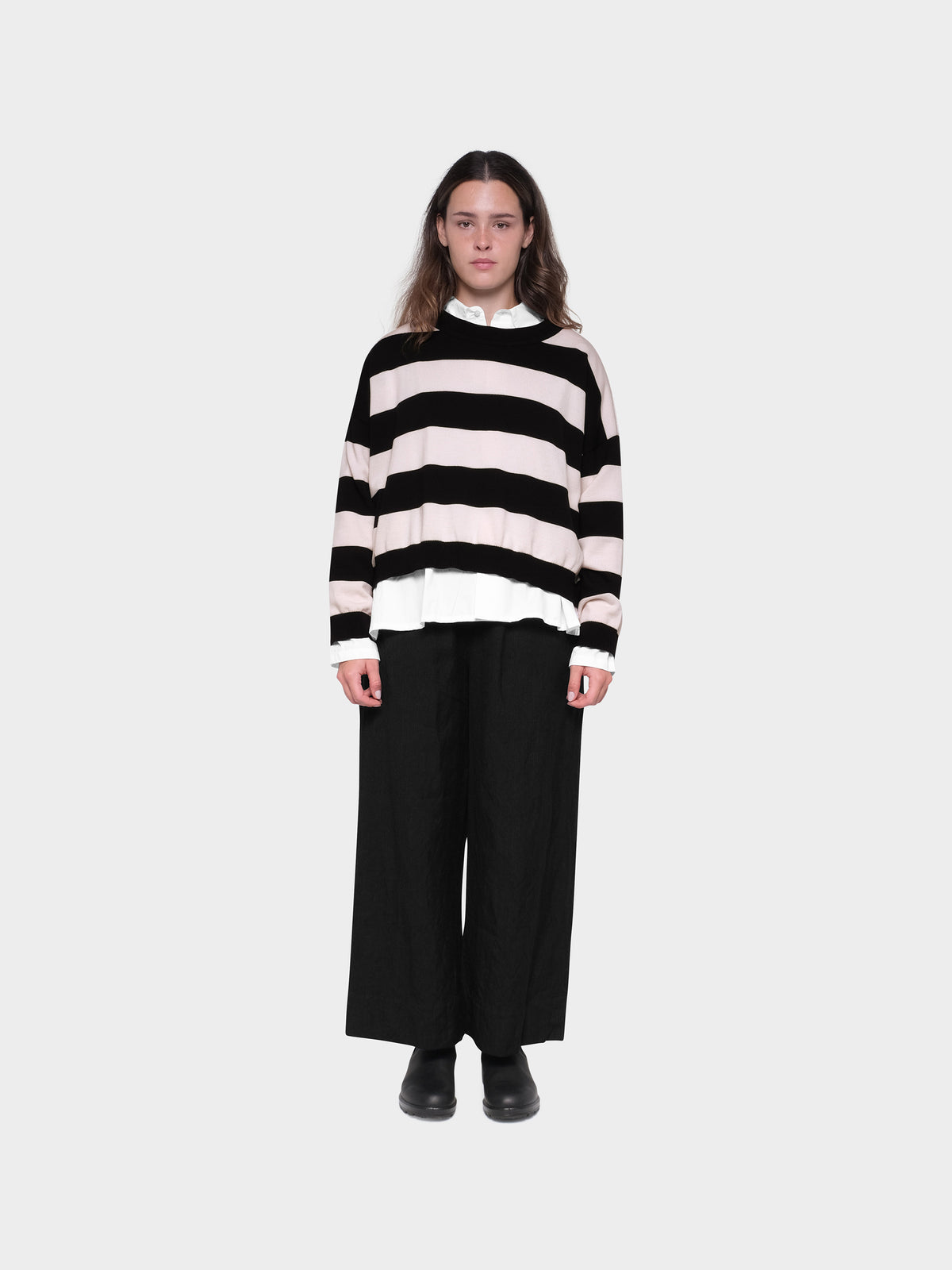 OMEN Pullover Fliege Stripes RL am model