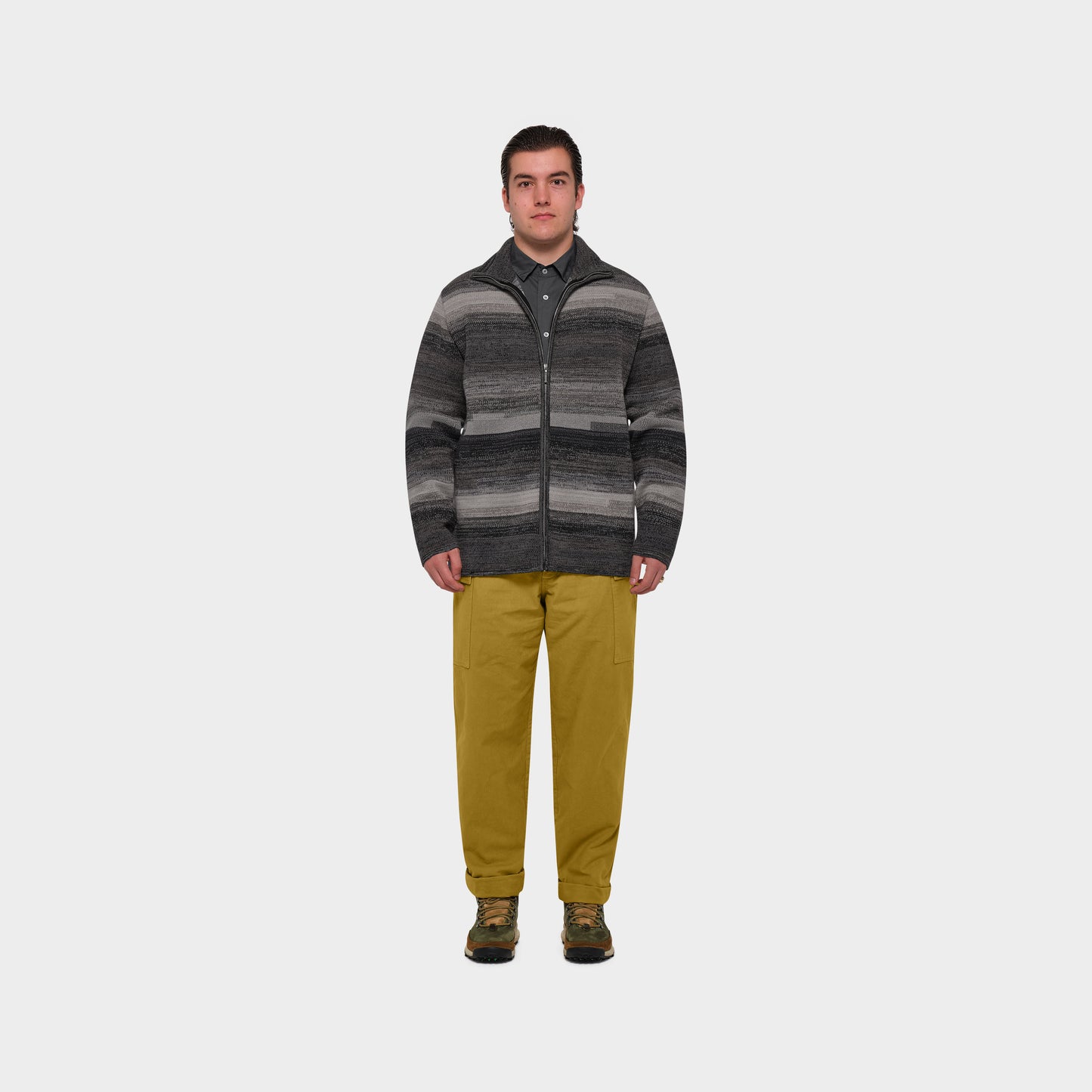 OMEN Strickjacke Filo SaoPaulo am model