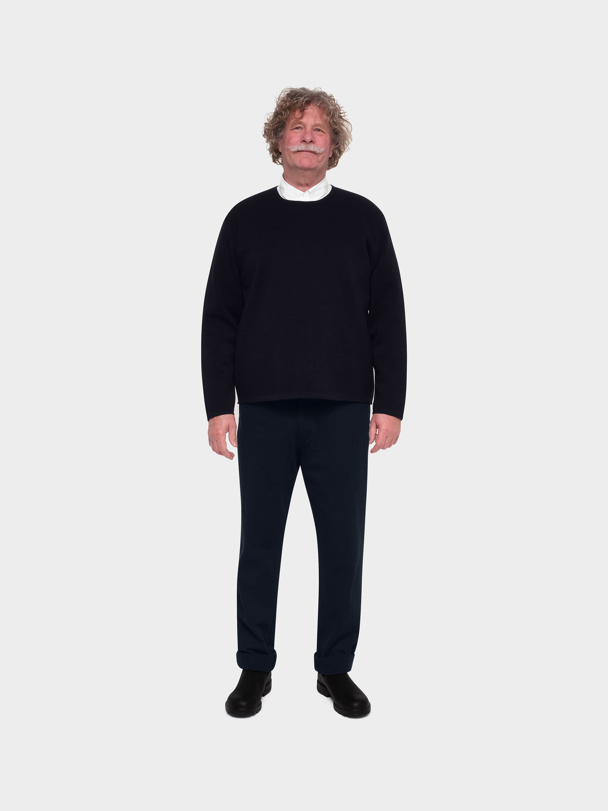 OMEN Pullover Jörg PS am model