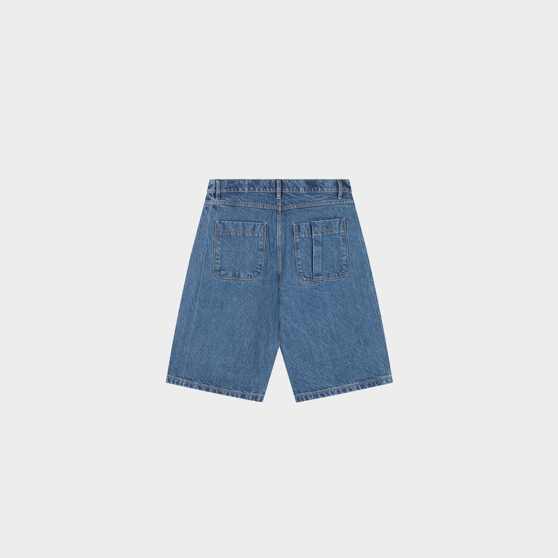 Arte Antwerp Round Pocket Denim Shorts in Farbe raw_denim