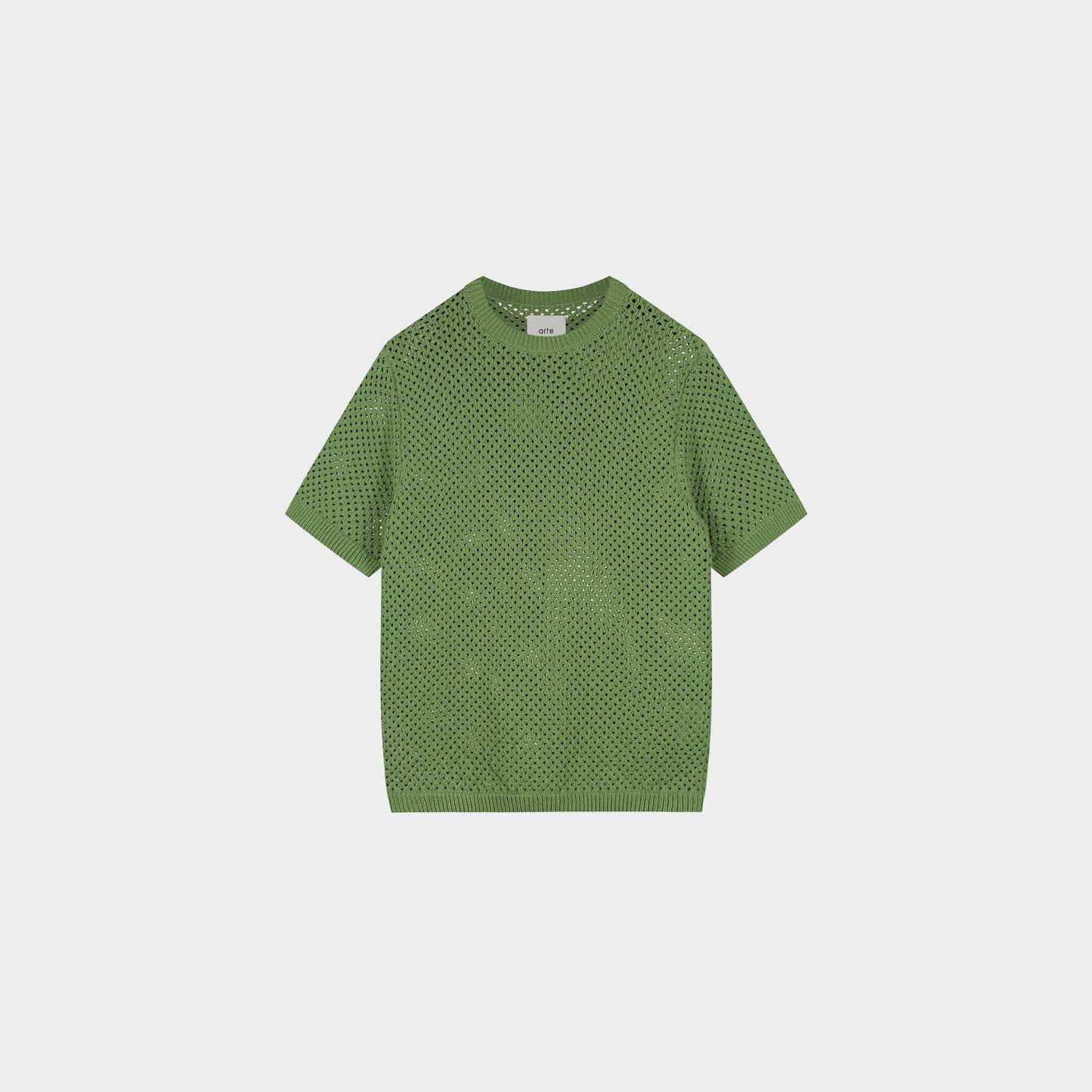 Arte Antwerp Crochet T-Shirt in Farbe green