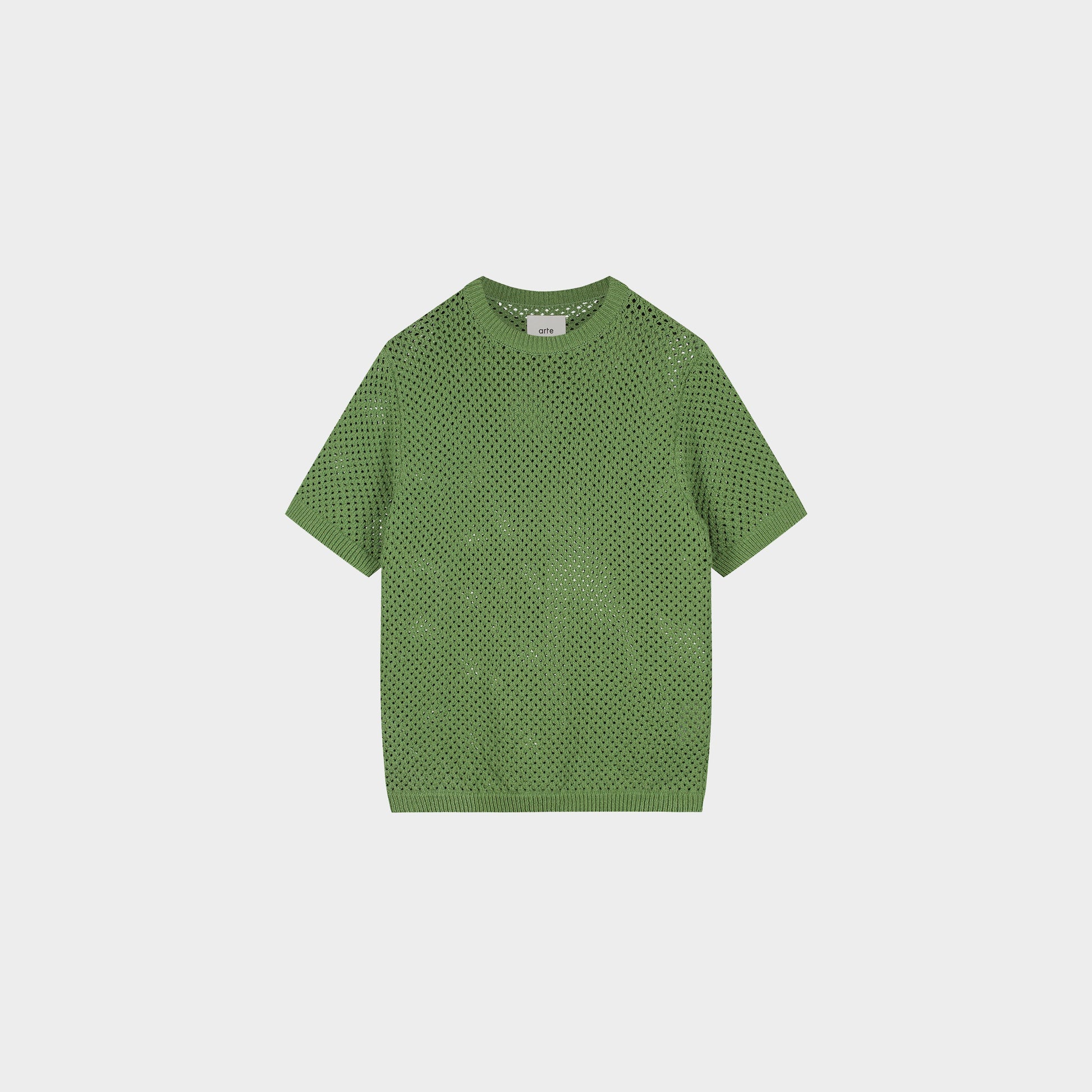 Arte Antwerp Crochet T-Shirt in Farbe green