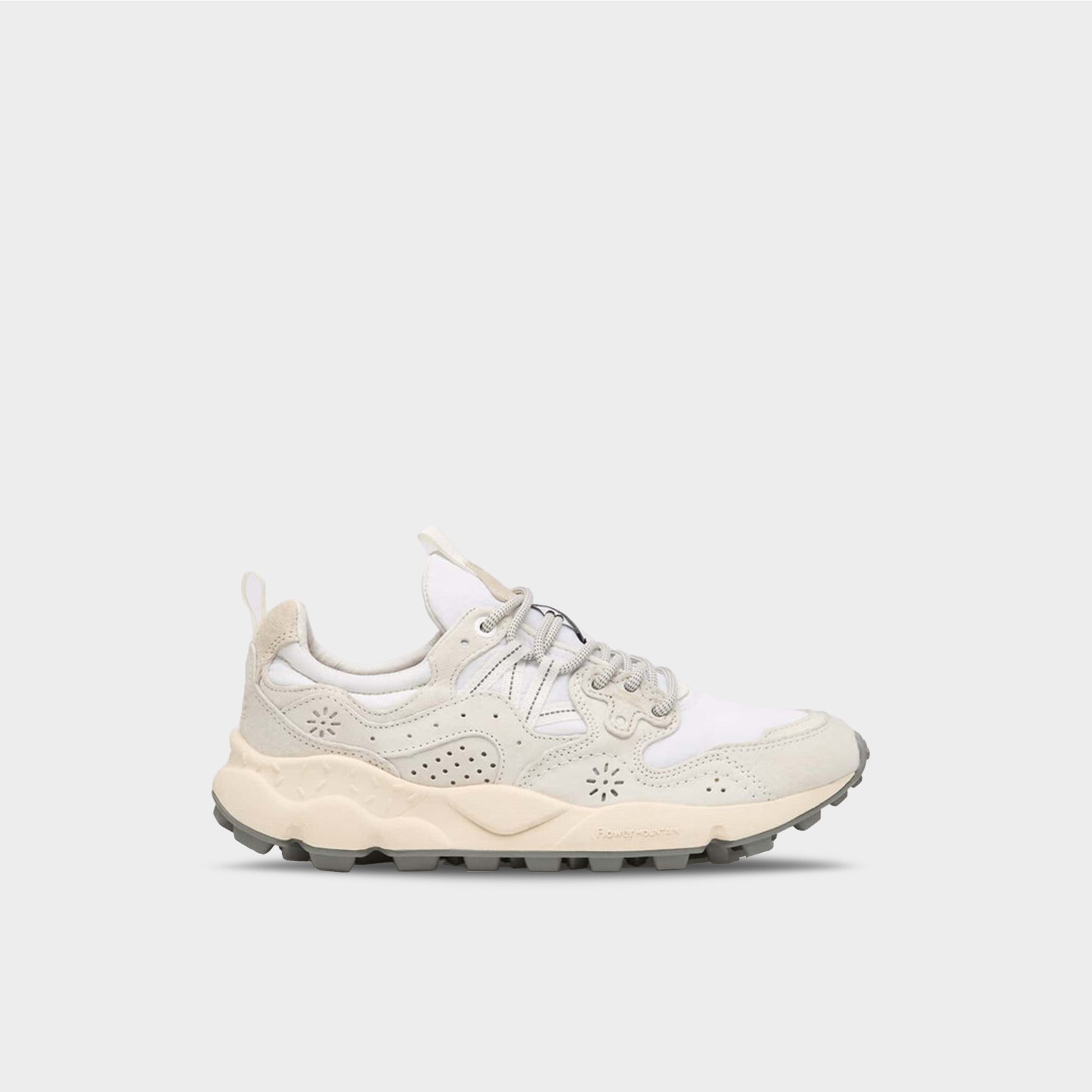 Flower Mountain Yamano 3 Uni Suede Nylon Offwhite in Farbe offwhite