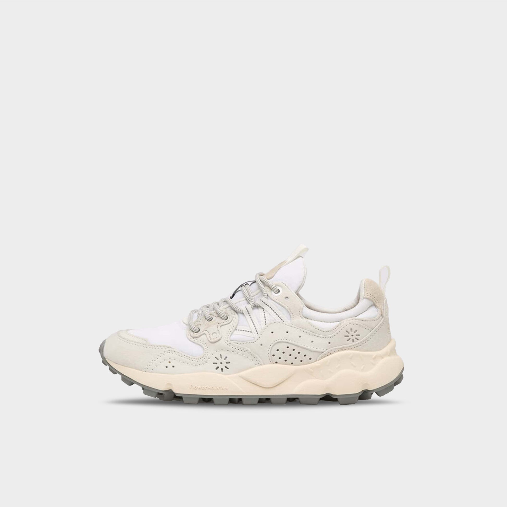 Flower Mountain Yamano 3 Uni Suede Nylon Offwhite in Farbe offwhite