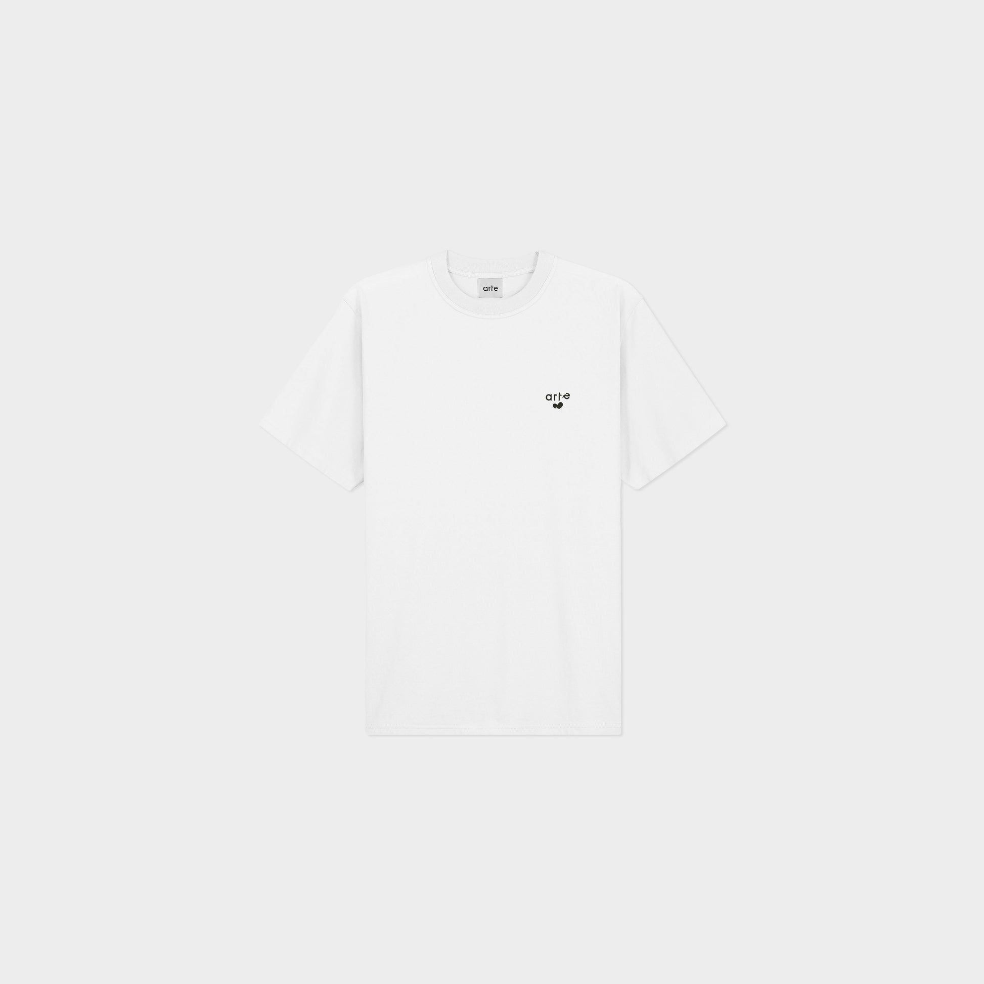 Arte Antwerp Heart Logo T-Shirt in Farbe white