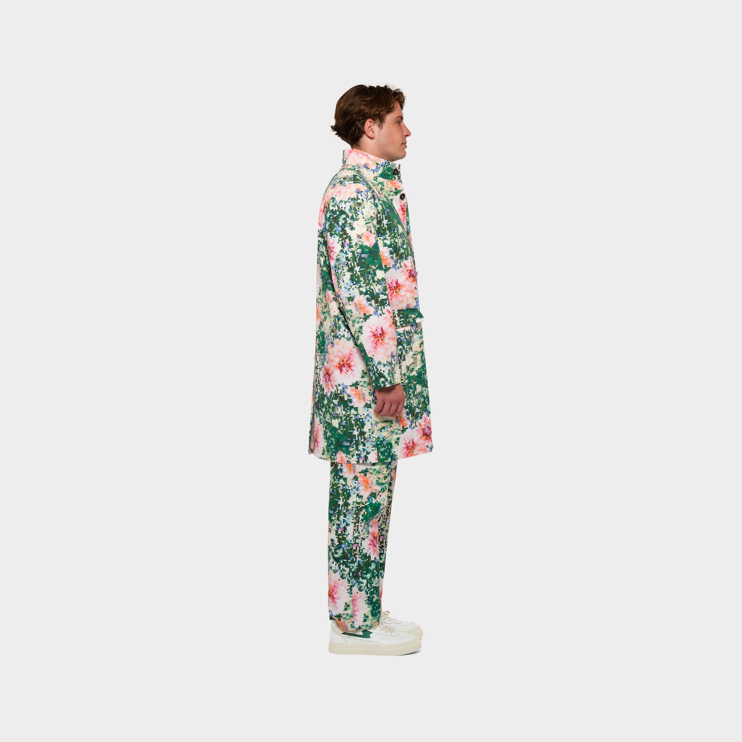 OMEN Mantel Kliff Heavy Twill Pixel Blüte am model