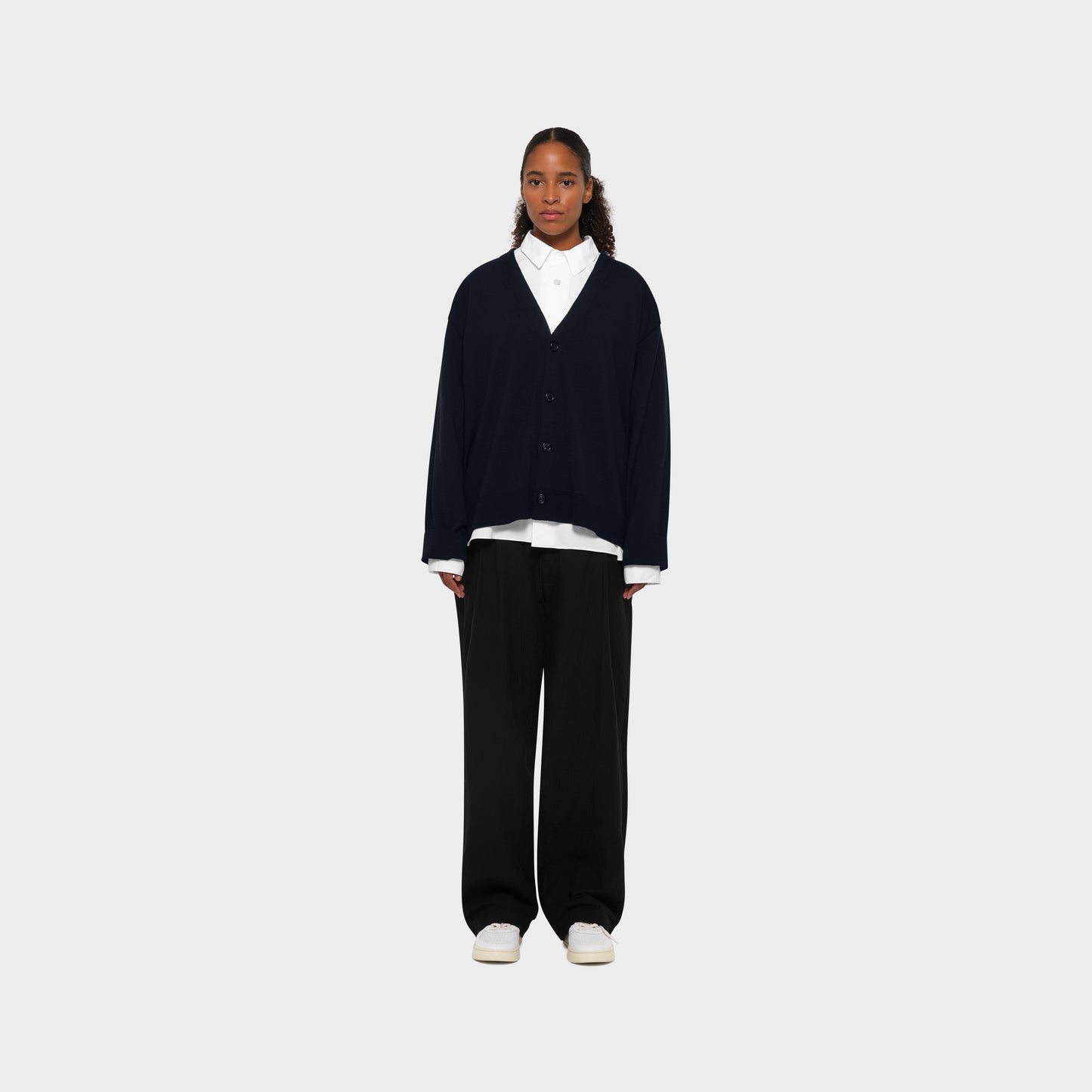 OMEN Strickjacke Buttercup RL am model