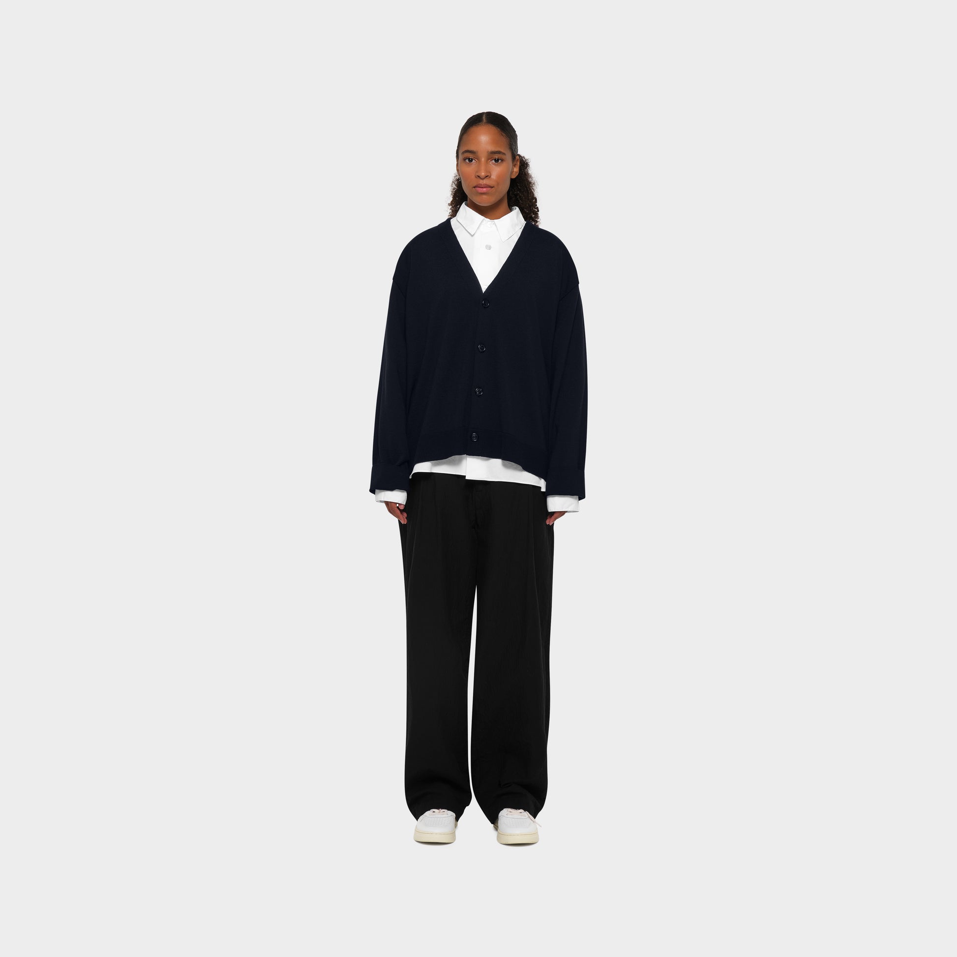 OMEN Strickjacke Buttercup RL am model