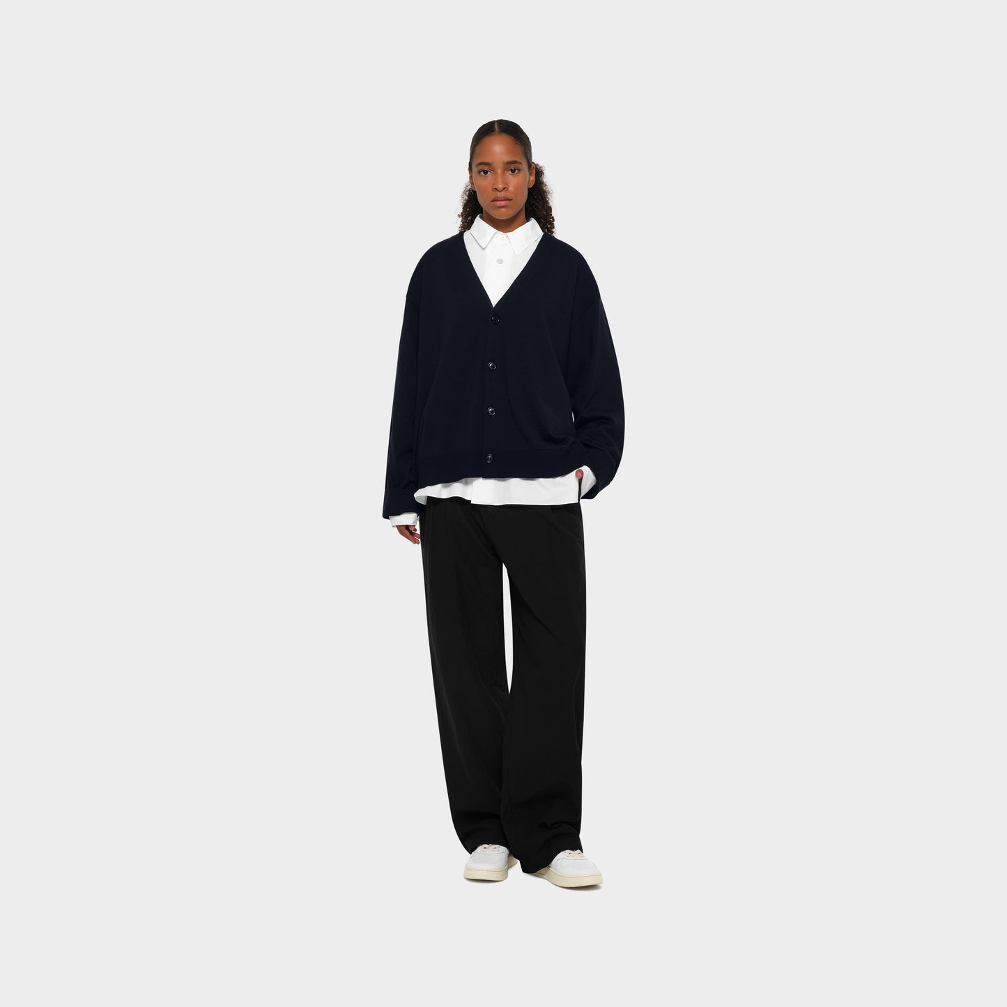 OMEN Strickjacke Buttercup RL am model