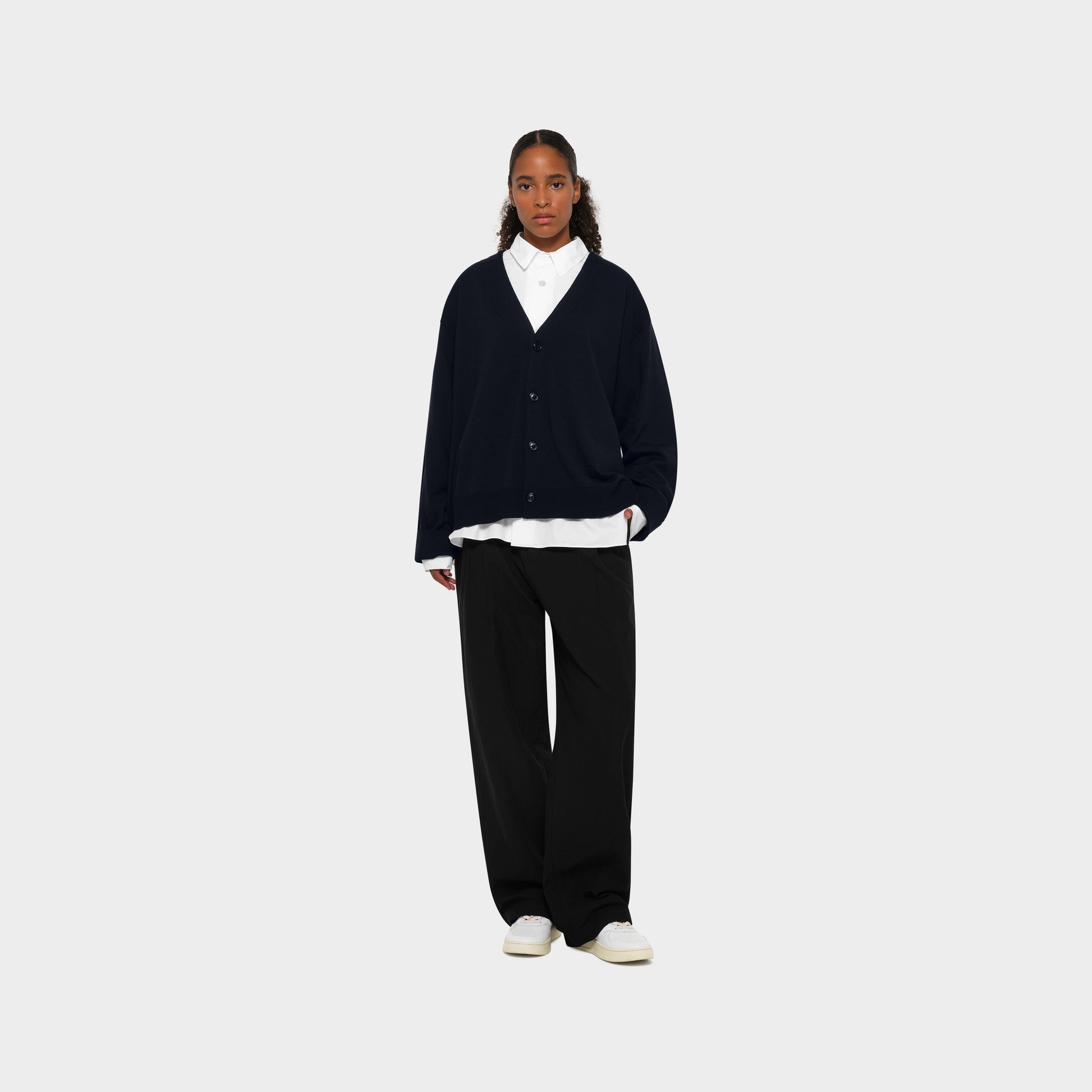 OMEN Strickjacke Buttercup RL am model