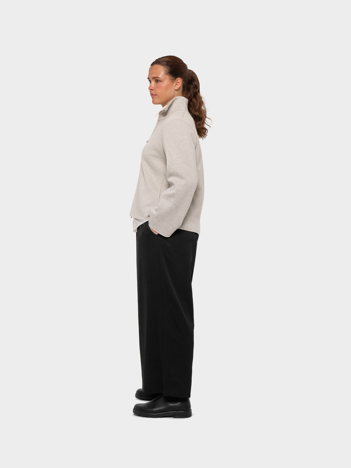 OMEN Strickjacke Marika PS am model