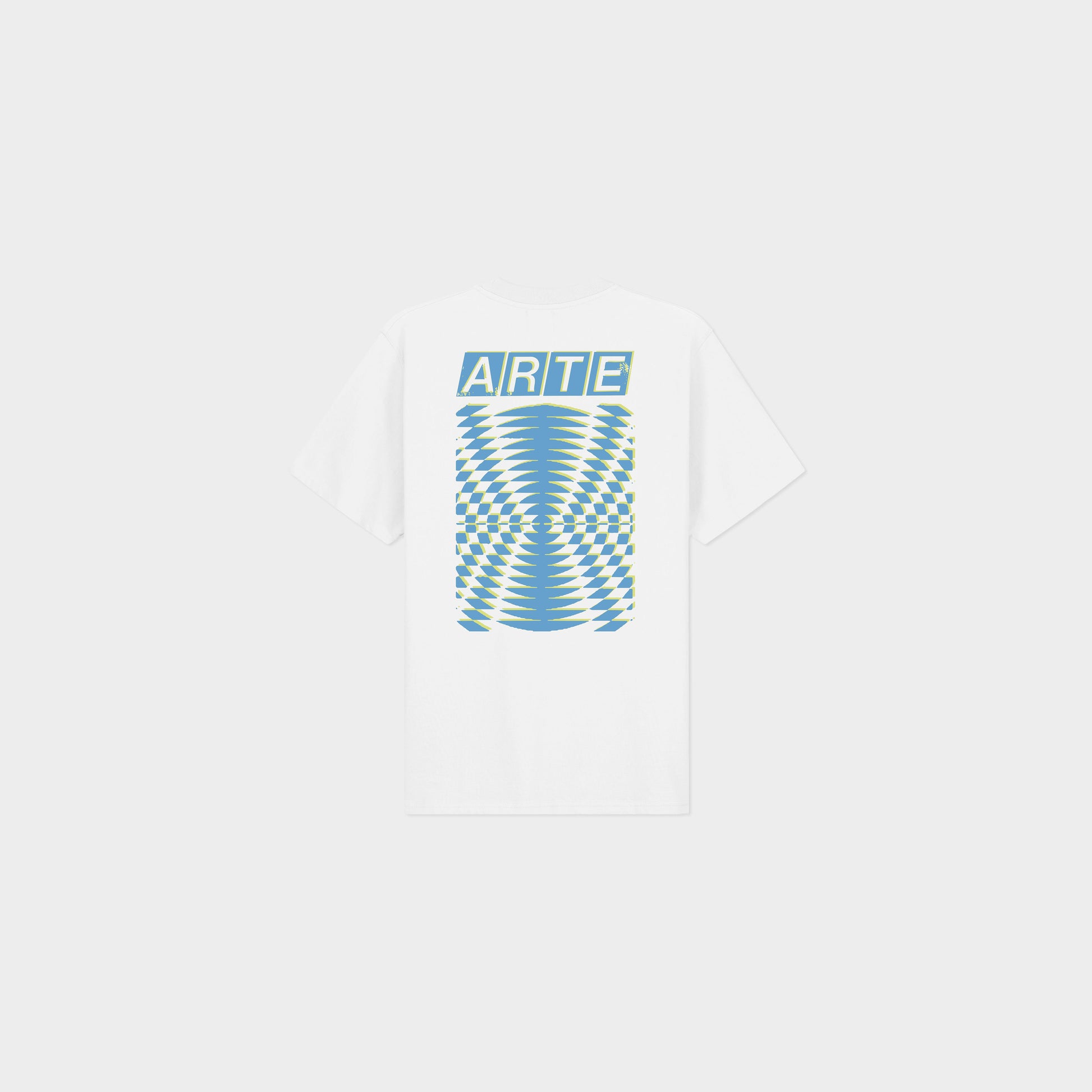 Arte Antwerp Abstract Back Print T-Shirt in Farbe white