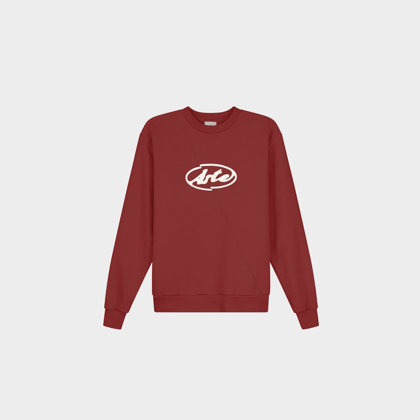 Arte Antwerp Circle Logo Embroidery in Farbe red
