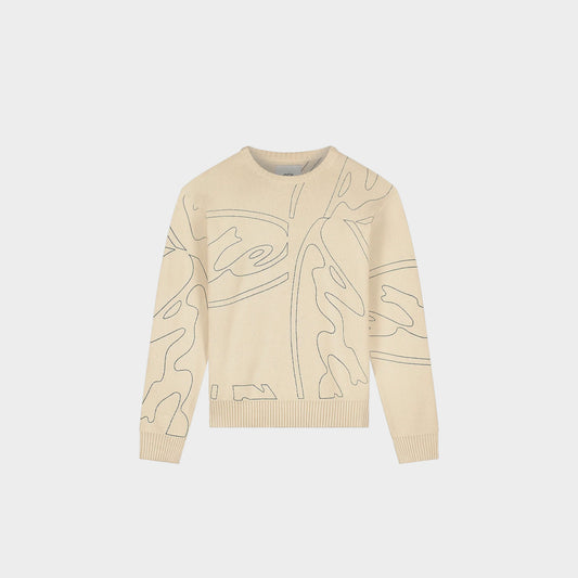 Allover Circle Logo Knit