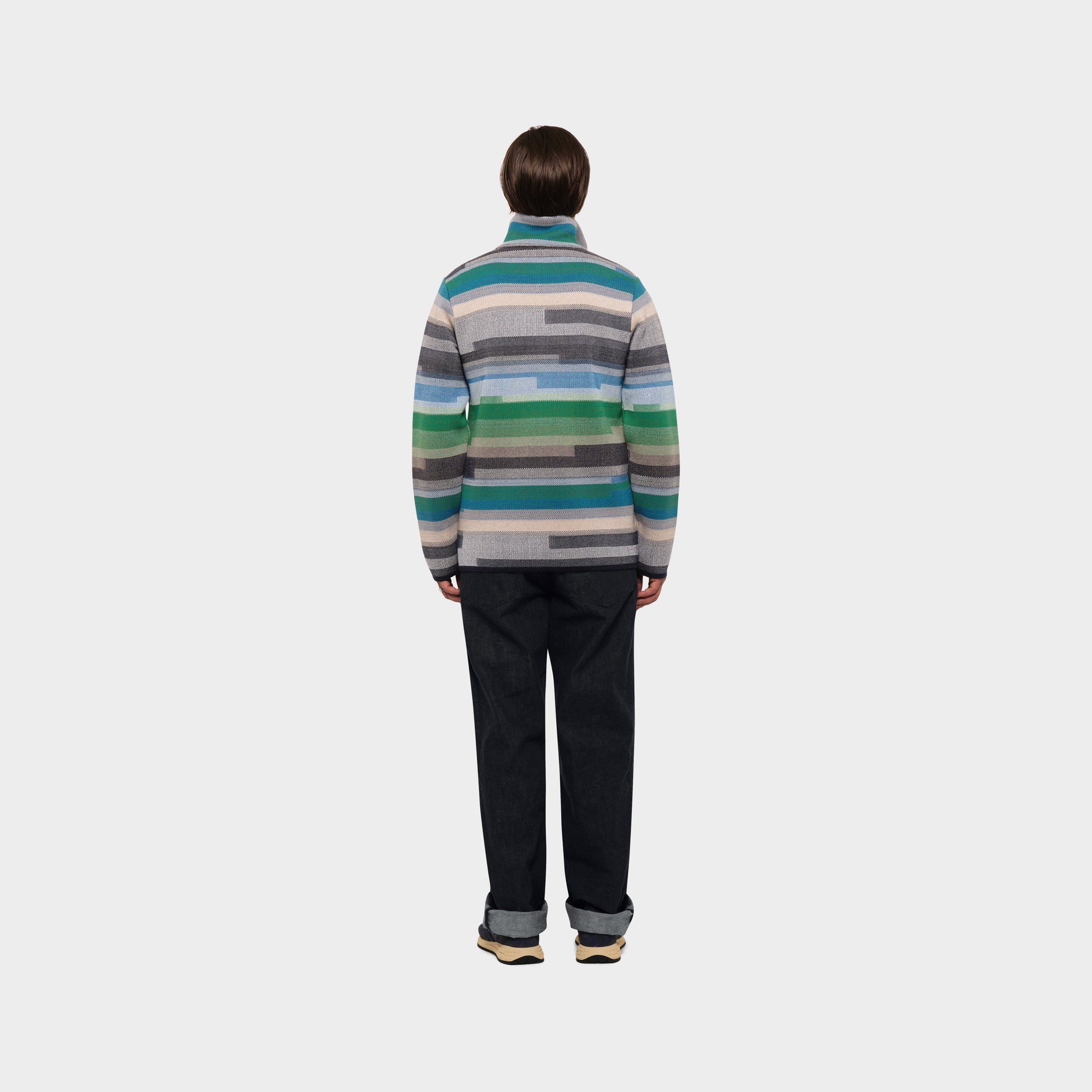 OMEN Strickjacke Filo São Paulo am model