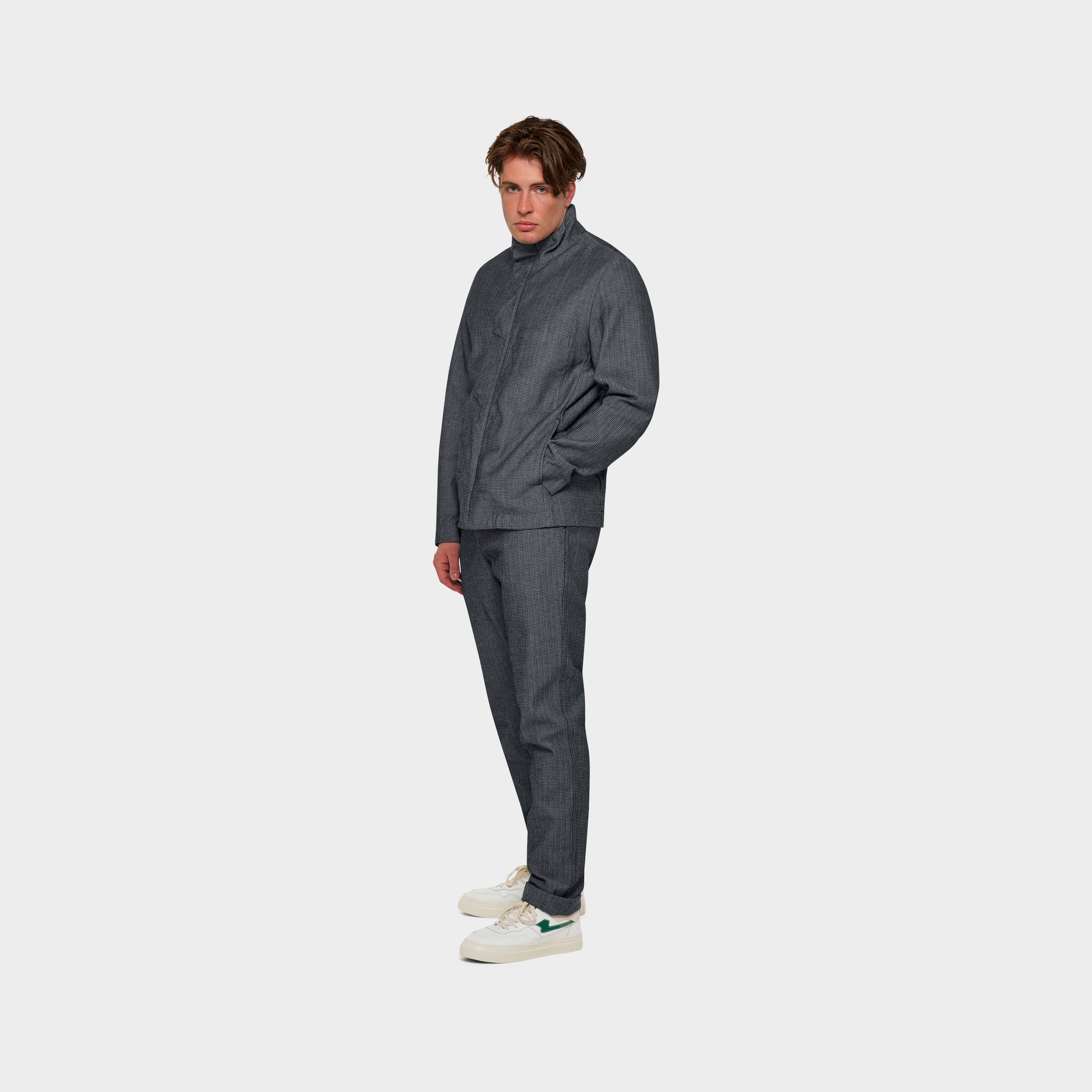 OMEN Jacke Oskar Seth Denim am model