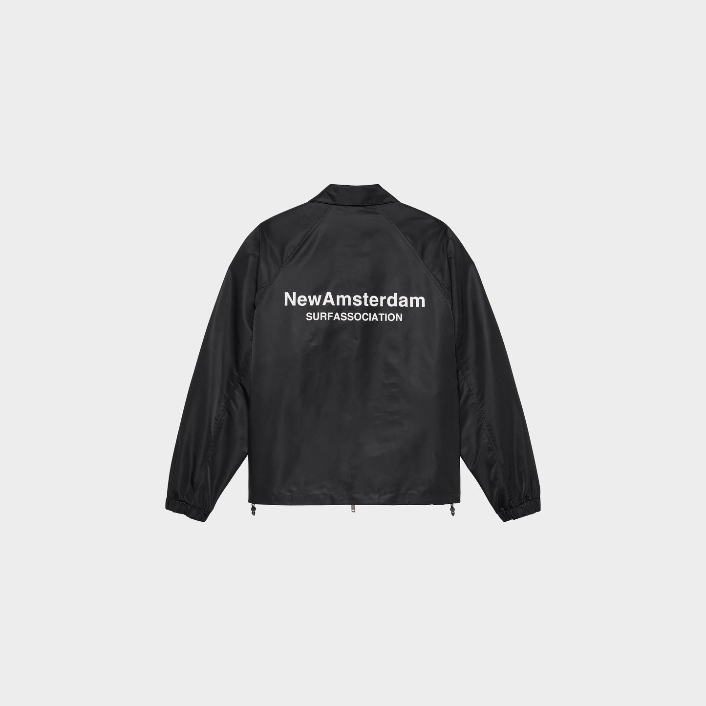 New Amsterdamm Surf Association Coach Jacket Black in Farbe black