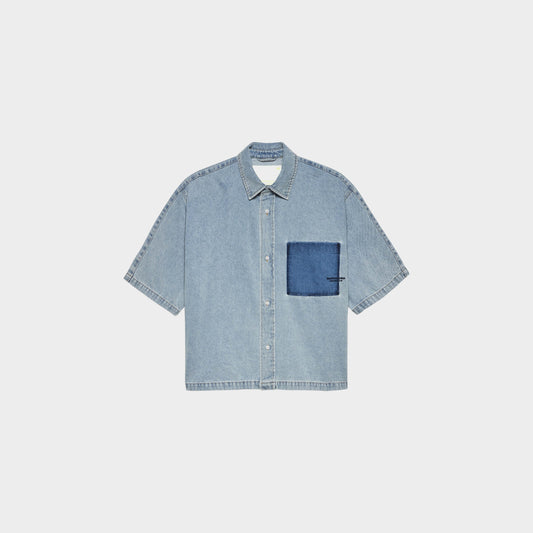 Light Blue Lyocell Short Sleeves