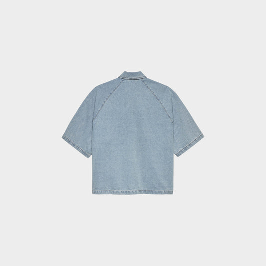 Light Blue Lyocell Short Sleeves