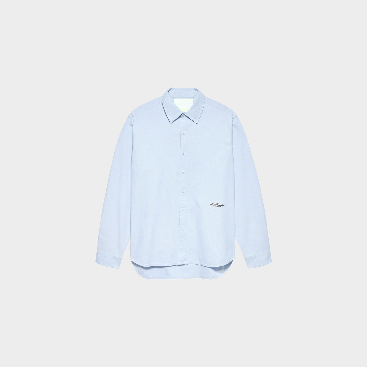 New Amsterdam Surf Association Beach Shirt Oxford in Farbe light_blue
