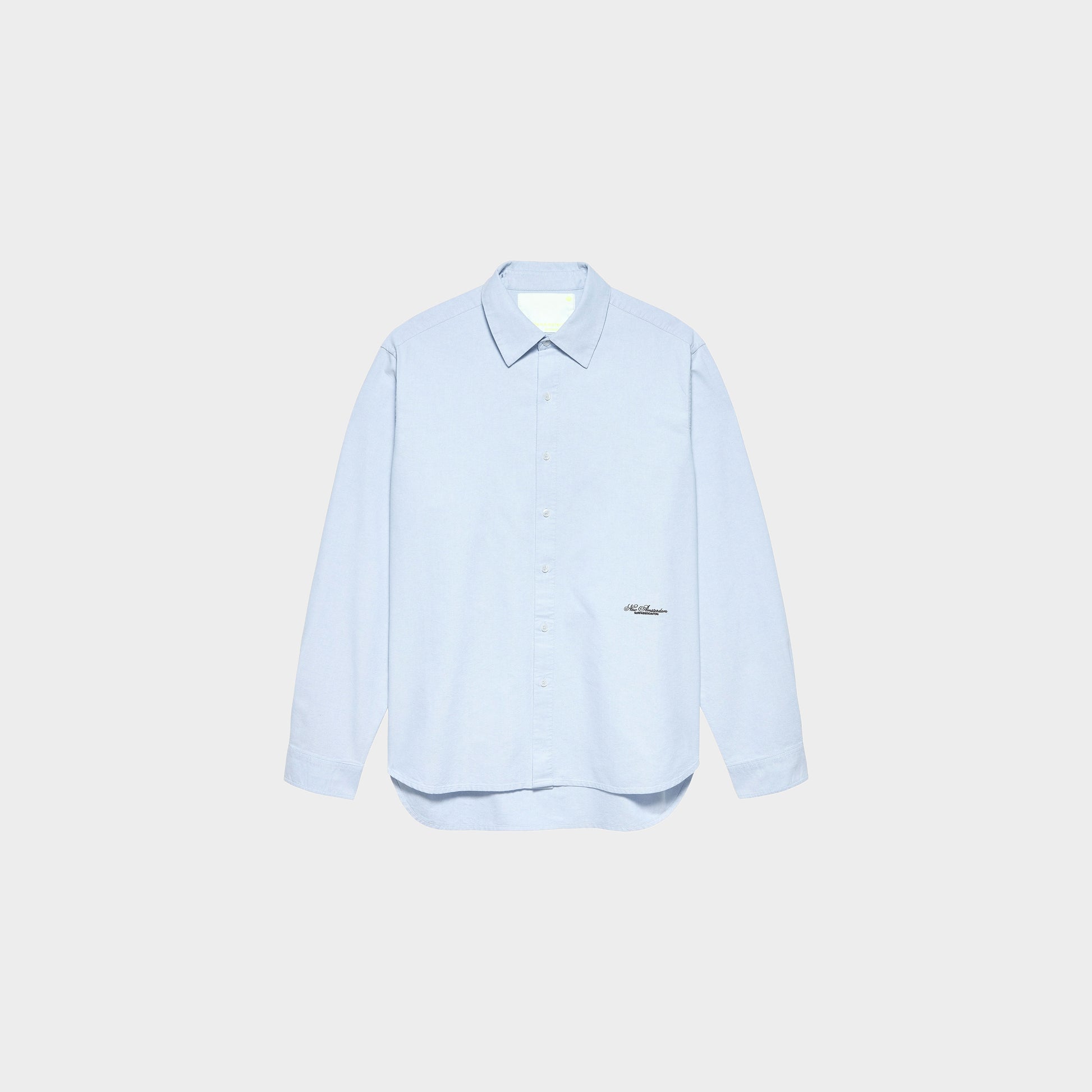New Amsterdam Surf Association Beach Shirt Oxford in Farbe light_blue