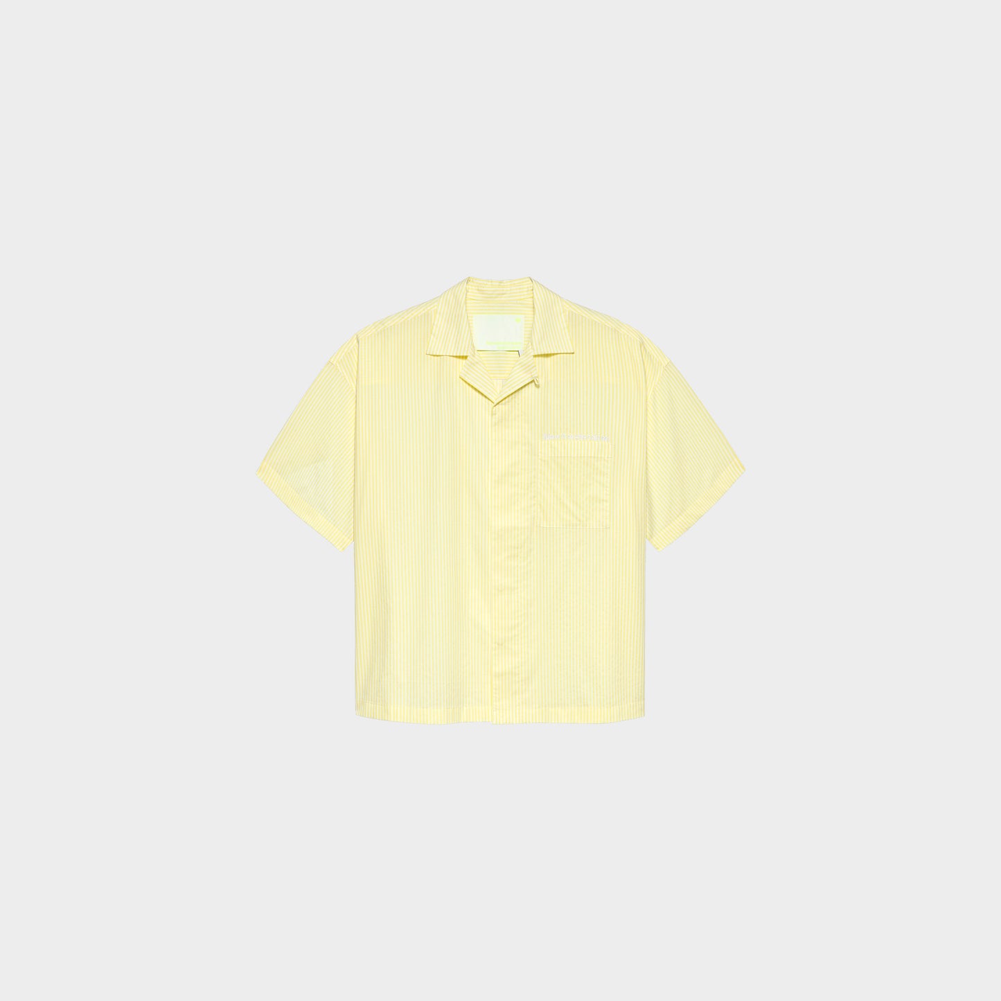 New Amsterdam Surf Association Wijk Shirt Short Sleeves Stripe in Farbe yellow