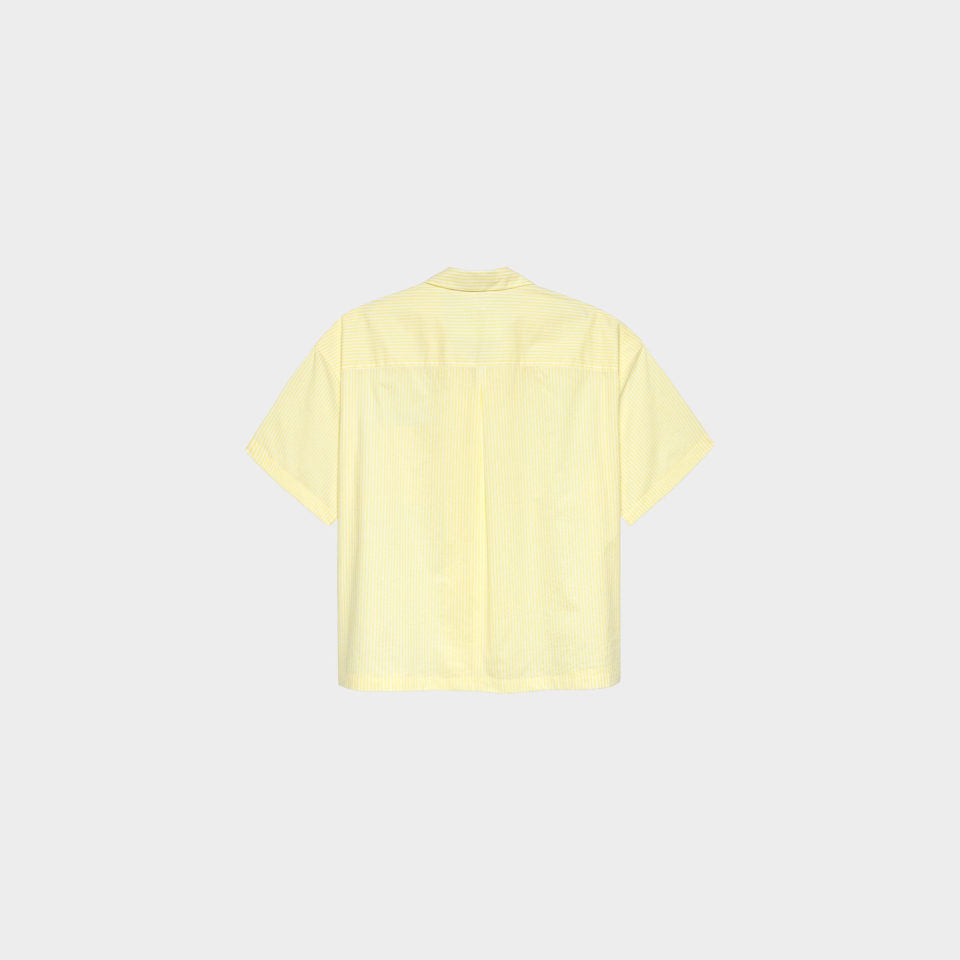 New Amsterdam Surf Association Wijk Shirt Short Sleeves Stripe in Farbe yellow