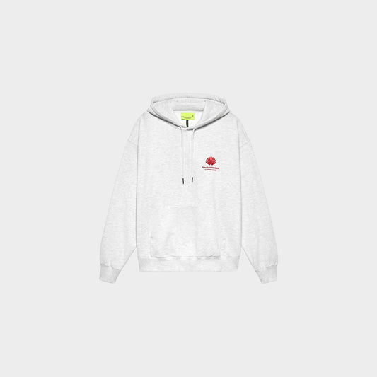 Logo Hoodie Ash Poppy Red