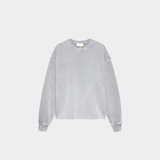 Washed Grey Plate Sweatshirt