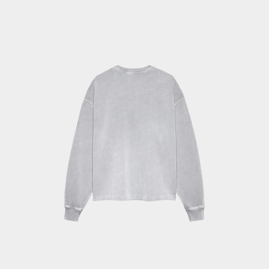 Washed Grey Plate Sweatshirt