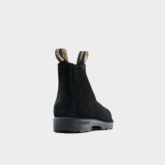 2622 Double Black Pony Suede