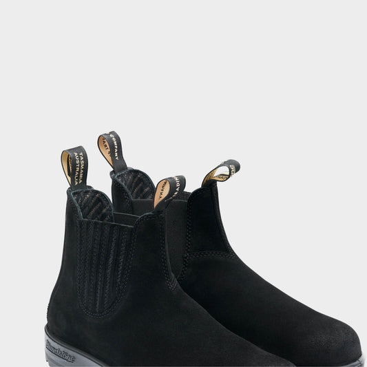 2622 Double Black Pony Suede
