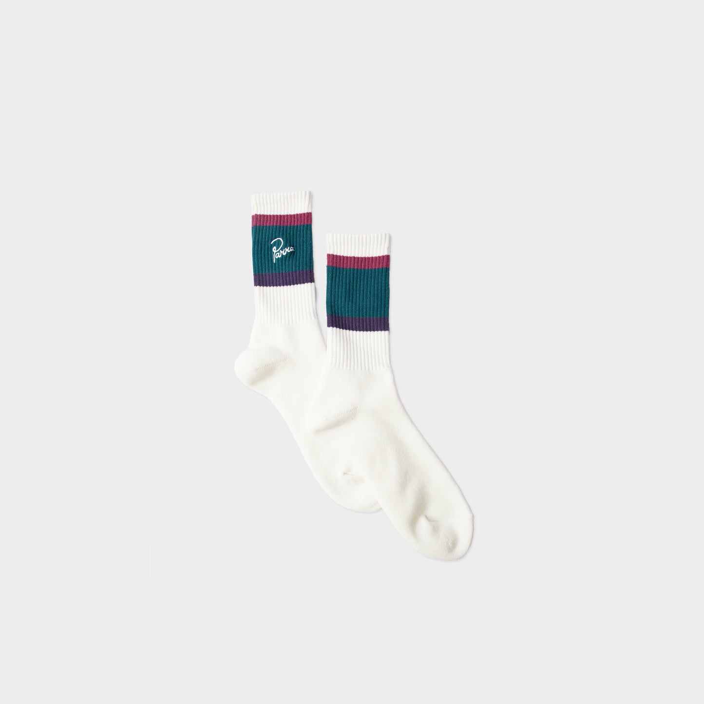byParra The Usual Crew Socks in Farbe white