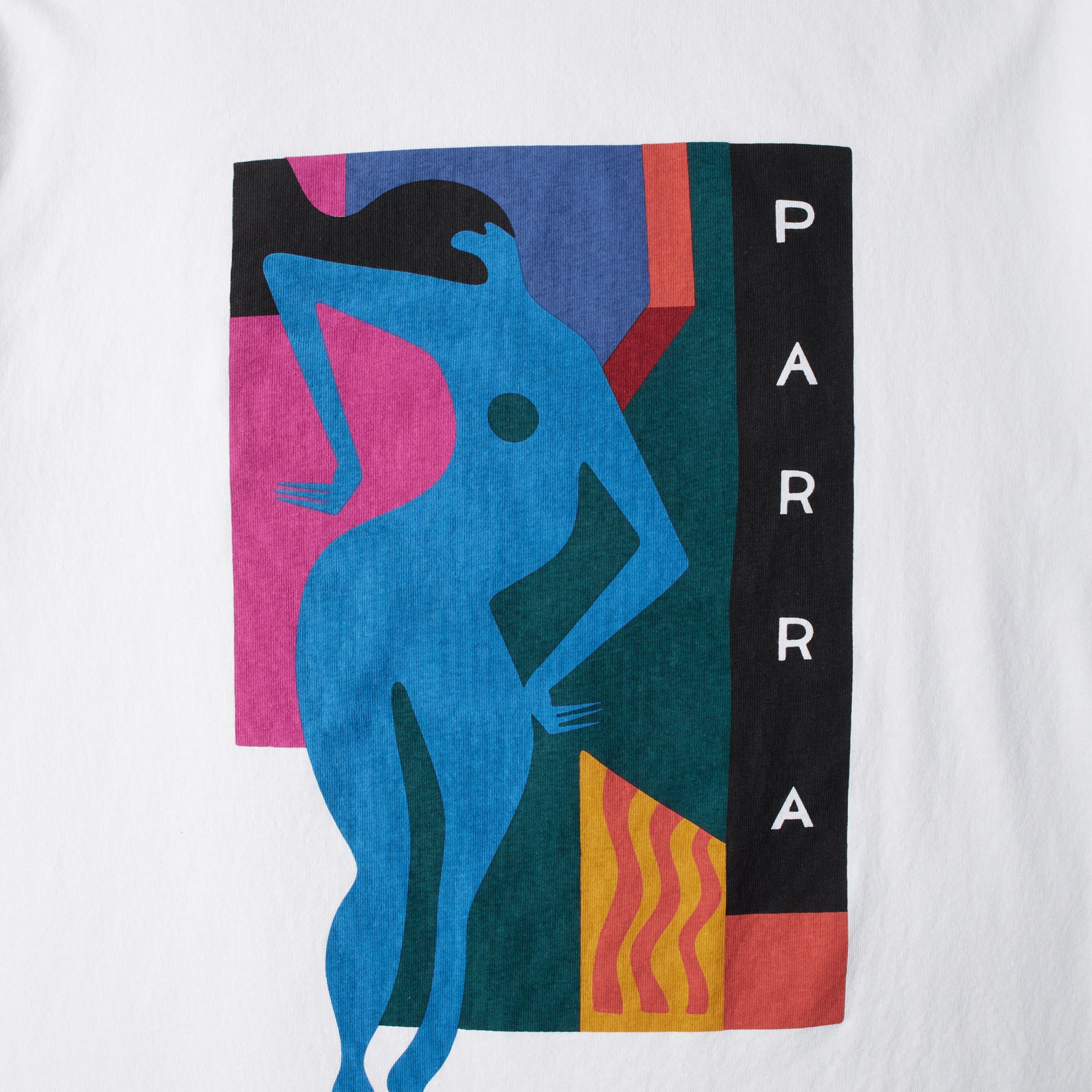 by Parra Beached and Blank T-Shirt in Farbe white