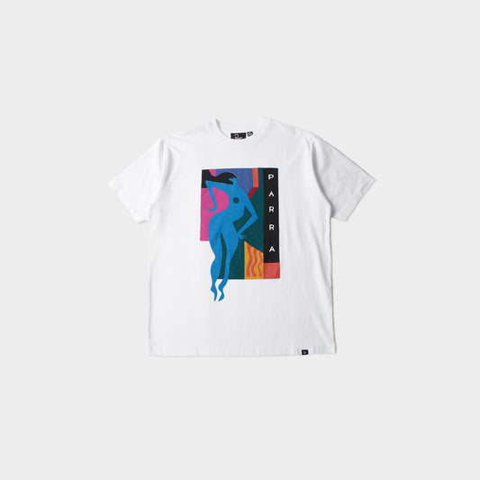 by Parra Beached and Blank T-Shirt in Farbe white