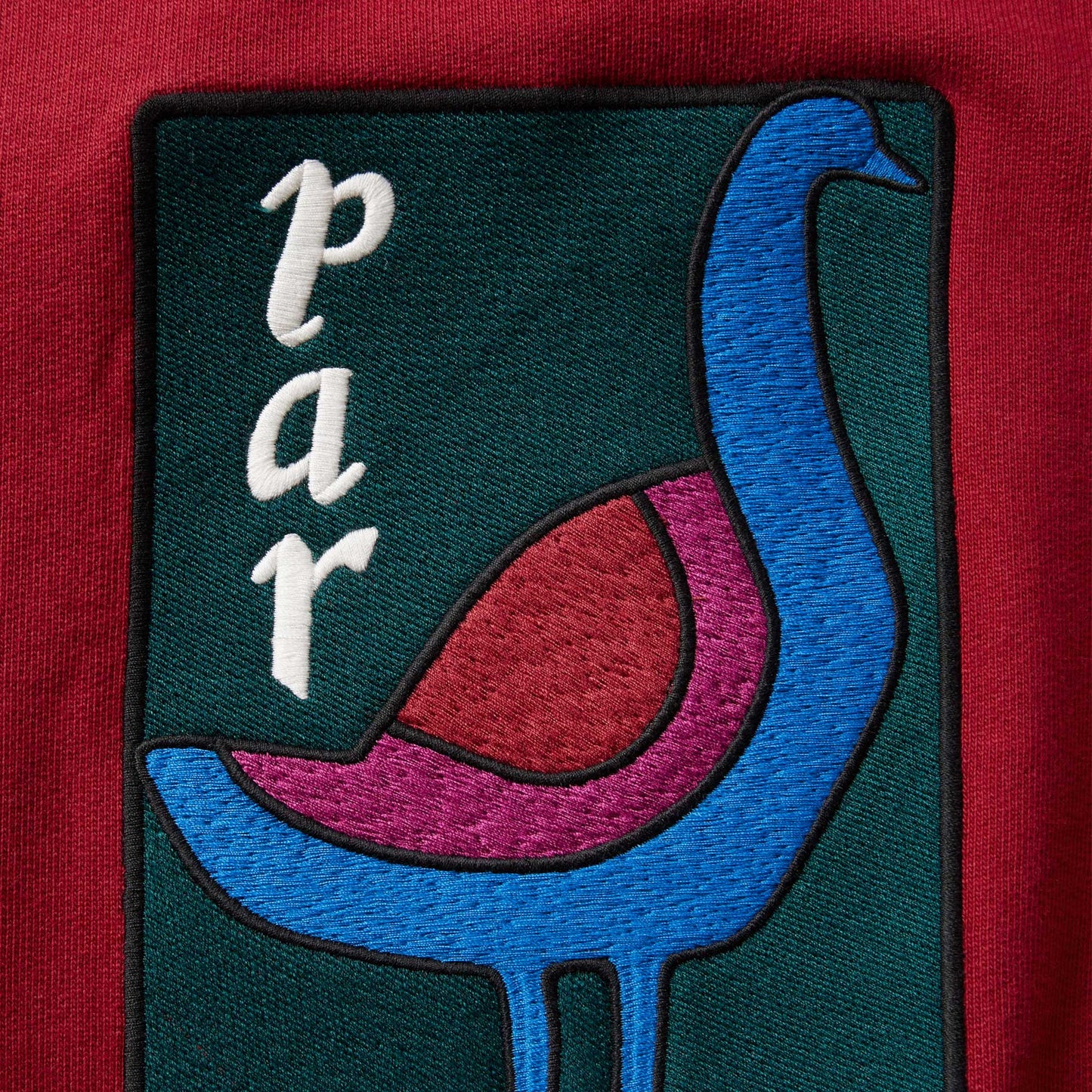 by Parra The Great Goose Crew Neck Sweatshirt in Farbe beet_red