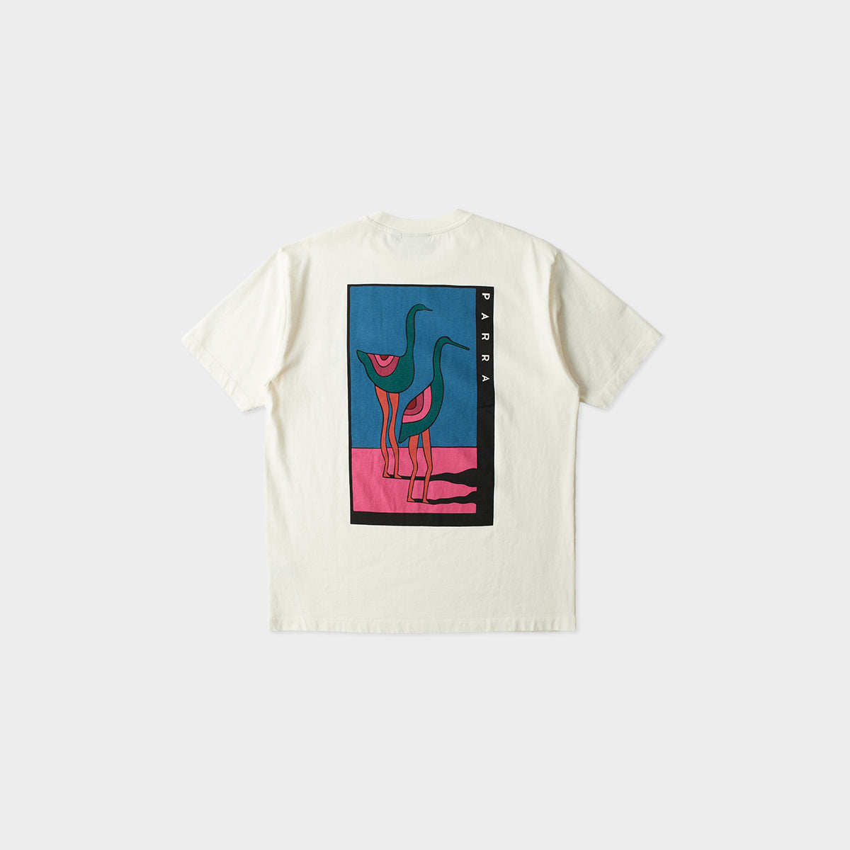 by Parra Stand Off T-Shirt - Off White in Farbe offwhite
